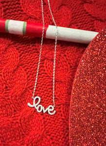 New! LOVE CZ Necklace