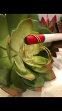 Load image into Gallery viewer, Heart Hoop Earrings
